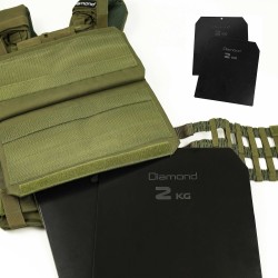 Diamond Fitness Giubbotto Zavorrato Tactical a carico variabile diamond