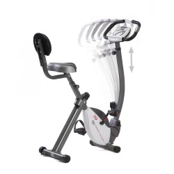 Toorx Cyclette BRX COMPACT MULTIFIT salvaspazio - Volano 6 kg, Accesso facilitato, hand pulse Toorx