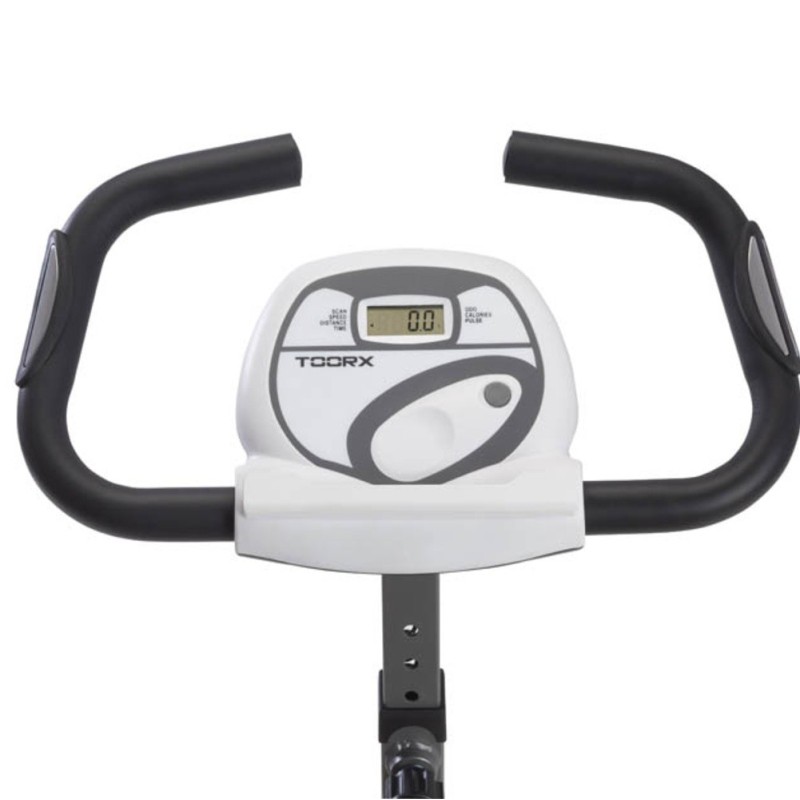 Toorx Cyclette BRX COMPACT MULTIFIT salvaspazio - Volano 6 kg, Accesso facilitato, hand pulse Toorx