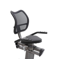 Toorx Cyclette BRX Recumbent 95 Comfort elettromagnetica - Volano 10 kg , ricevitore wireless, Hand pulse Toorx