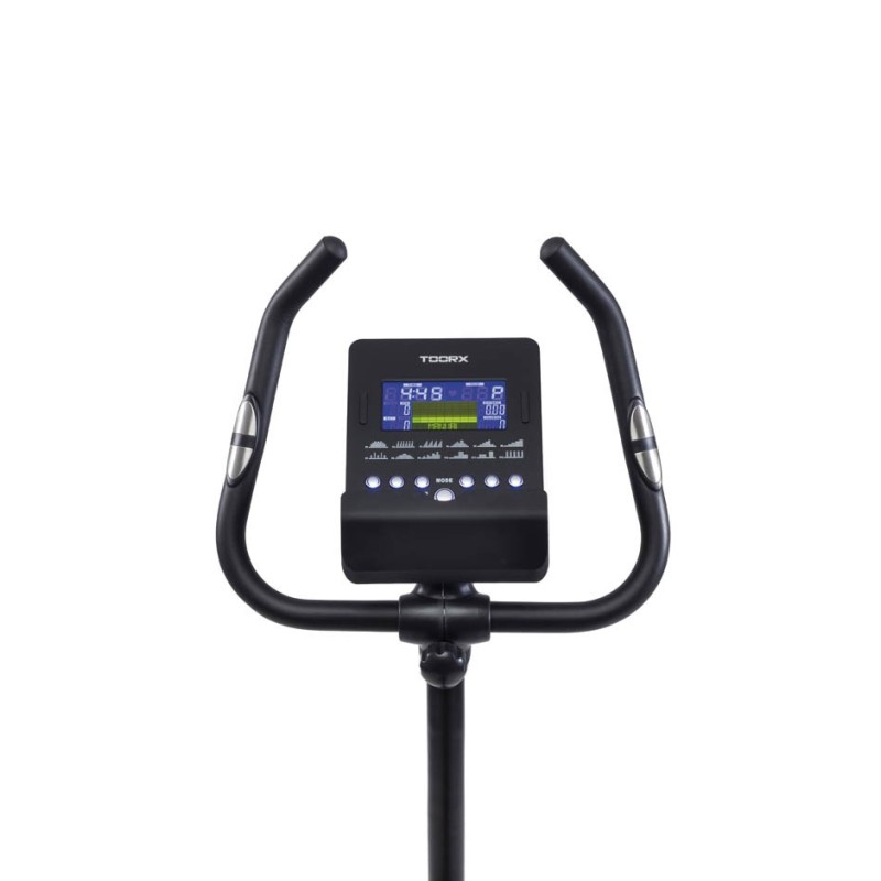 Toorx Cyclette BRX-100 HRC elettromagnetica - Volano 12 kg , ricevitore wireless, Hand pulse Toorx