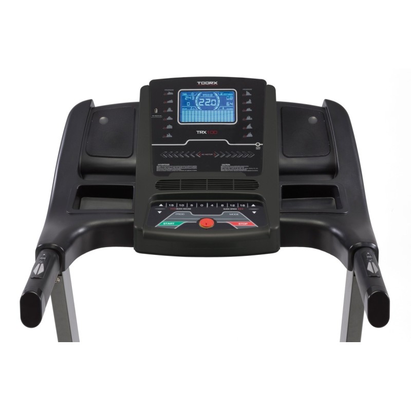 Tapis roulant TRX-100-3.0 HRC - Velocità max 22 Km/h, Ricevitore wireless, APP READY 3.0 Everfit