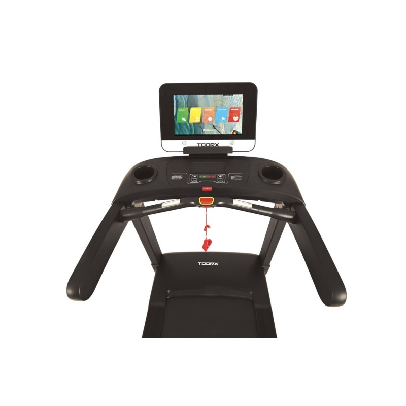 Tapis roulant TRX-3500 TFT 15,6" HRC - Velocità max 24 Km/h, Ricevitore wireless, fascia cardio, APP READY 3.0 Toorx