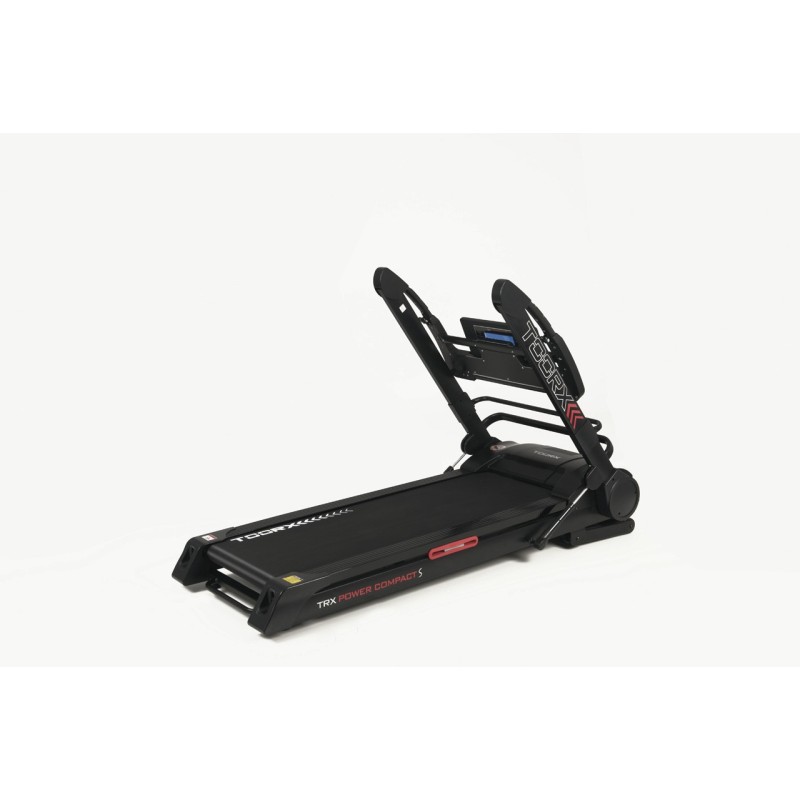 Toorx Tapis Roulant TRX POWER COMPACT S HRC - Salvaspazio, Velocità max 20 Km/h, Fascia cardiom  APP READY 2.0 Toorx