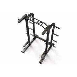 Toorx WLX-3400 - Half rack con 8 barre per elastici e traliccio multipresa superiore Toorx