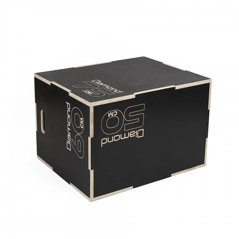 Diamond Fitness Plyo Box Legno Black...