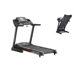 GetFit Tapis Roulant Pieghevole Light Club Premium T7 - Motore 3 HP AC, Velocità max 22Km/h, Hand Pulse GetFit