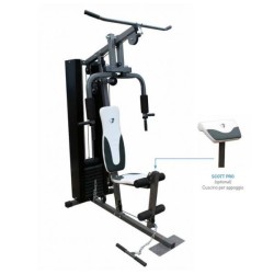 GetFit FORCE ST 2200 Stazione multifunzione - Pacco Pesi 68 kg (10 piastre da 15 libbre cad.) GetFit