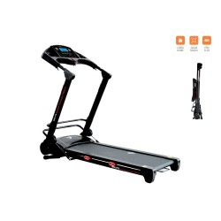 GetFit Ruote Space Compact Pro Tapis Roulant - Motore 3 HP, Velocità max 20 km/h, Salvaspazio GetFit