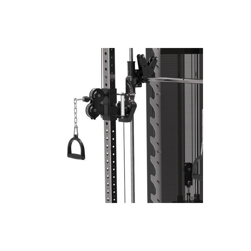 Toorx All in one ASX 7000 - Pacco pesi 2x90 kg, 3-IN-1 dual pulley, smith machine, rack Toorx