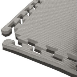 Toorx Tatami Set 1 pannello + 4 bordi nero/grigio - Dim. singolo pezzo 100x100 cm Toorx