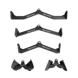 Diamond Fitness Set Powergrip 5 prese ergonomiche rivestite diamond