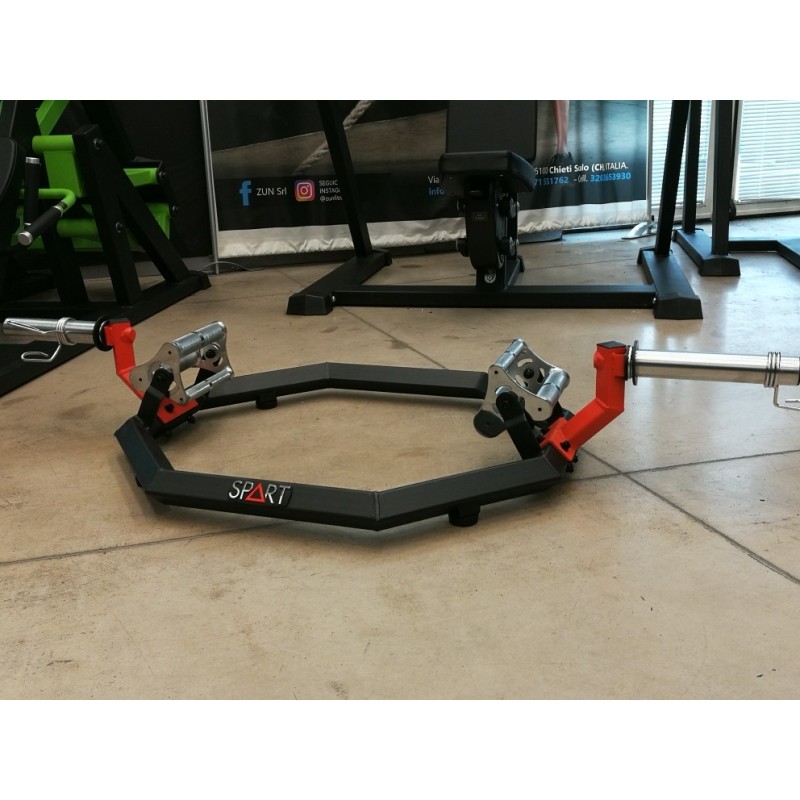 Spart HEX BAR PREMIUM Bilanciere esagonale - 3 Maniglie Girevoli, carico max 300kg SPART FITNESS