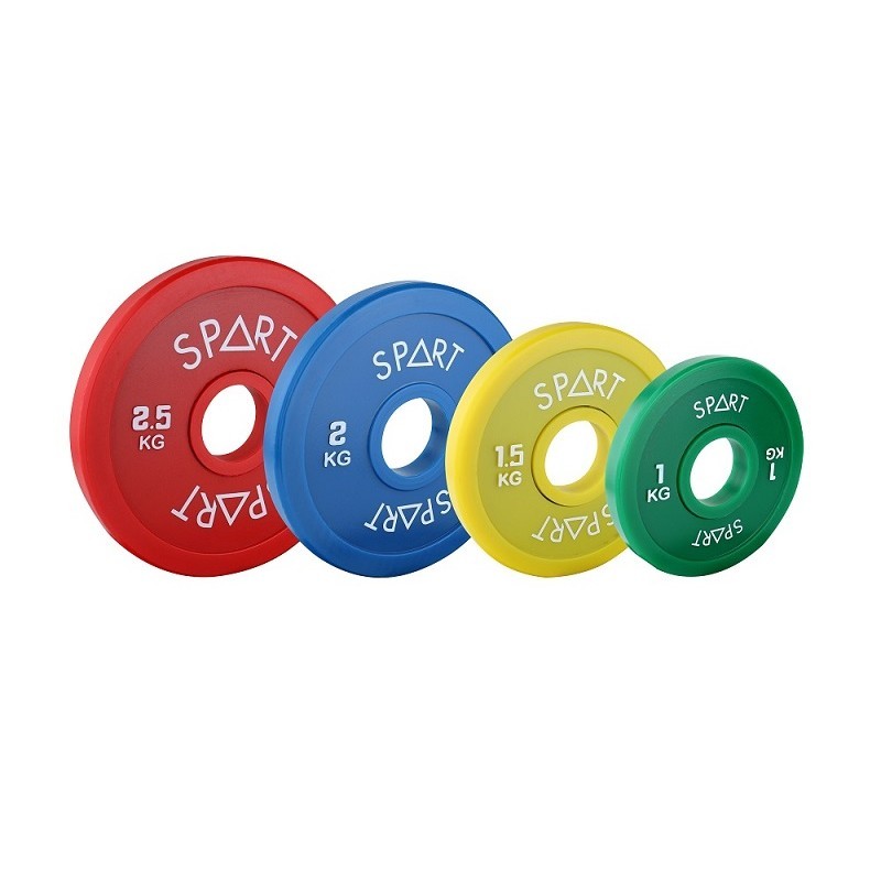 Spart fitness FRACTIONAL BUMPER PLATE - Disco Microcarico in uretano SPART FITNESS