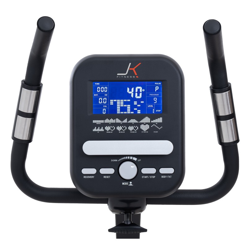 Jk fitness Cyclette Elettromagnetica JK 284 - Volano 12kg, ingresso facilitato jk fitness