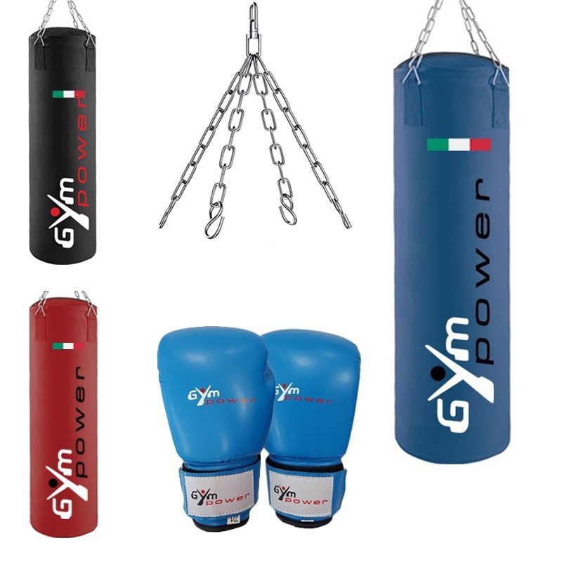 Sacco Boxe Pieno + Coppia Guantoni Boxe